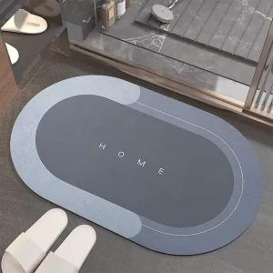 Quick Drying Bathroom Rugs Water Absorb Custom Logo Toilet Floor Mat Bathroom OEM Absorbent Bath Mats