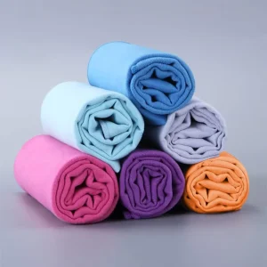 Quick Drying Lightweight Skin friendly Soft Microfiber Suede Towel Microfiber Sport Towel with Custom Logo