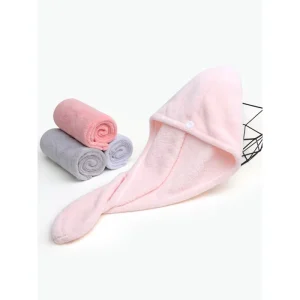 Quick Drying Microfiber Hair Towel Custom LOGO Hair Towel Wrap Hair Turban for Girl Women