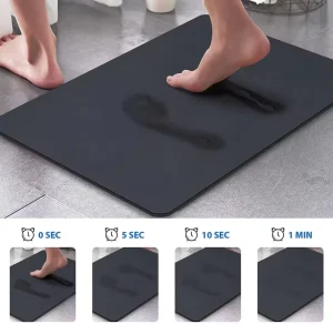 Quick Water absorbent Diatomite Bath Mats for Bathroom Floors