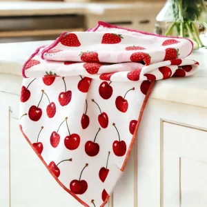 Quick-drying tea towel kitchen drying microfiber cloth dish towel printing Logo waffle kitchen printing cleaning tea towel