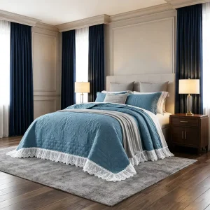 Quilt Border Customization Service Decorative Edge Accept OEM ODM Custom Hem Skirt Edge for Home Bedding