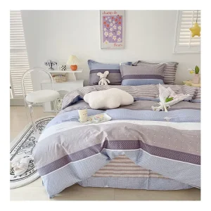 Quilt Duvet Comforter Luxury 100% Cotton Fitted BeddingSet