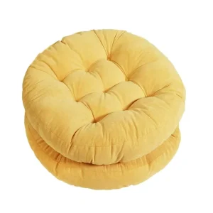 Quilted Square Floor Pillow Thick Cushion for Adults and Kids for Meditation Pouf Balcony Outdoor Office Yoga