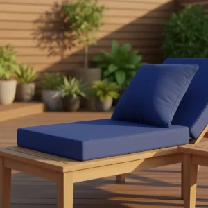 Quilted Woven Patio Sofa Back Cushion Waterproof Indoor Outdoor Anti Decubitus Lumbar Pillows Seat Couch Cushion