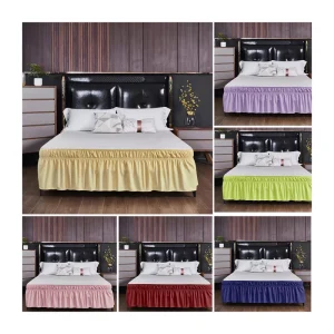 Quilting Bedding Pleated Bed Skirt Luxury Cotton Super Soft Bed Skirts Bedding Bed Skirt Sheet Set