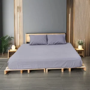 RFID Shielding Conductive Grounded Fitted Sheet King Size 10% Silver Fiber 90% Organic Cotton White Soft Earth Well Bed Home