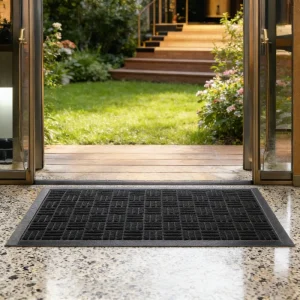 RTS 43.2*75cm Commercial Door Entrance Mat Anti-Slip Heavy Duty Ancient Design Dust-Removing Mud-Scraping Doormat