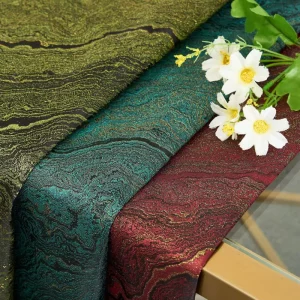 RTS Marble Pattern Designer Brocade Fabric for Decoration Dress
