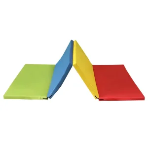 Rainbow Foldable XPE Foam Gym Mat Portable Customized Color Comfortable Fitness Sensory Development Kindergarten Taekwondo