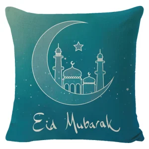 Ramadan Islamic Design Throw Pillow Case Koran Cushion Cover 100% Polyester Eco Friendly Customizable Printed Home Hotel Decor