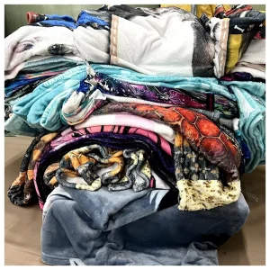 Random Mixed Sales Used Blankets Warm and Comfortable in Winter Korean Blankets Randomly Shipped Fashionable Cotton Blanket