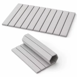 Rapid Water Folding Dish Drying Diatom Mud Foot Pad Diatomite Stone Diatomaceous Earth Foldable Bath Bathroom Floor Shower Mats