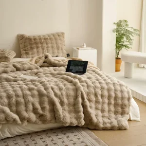 Raschel Bed Throw Blanket Custom Blanket Bedding Set Warm High Quality Blankets for Winter Double Bed