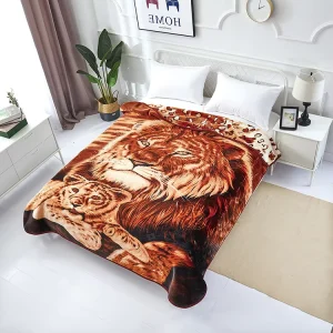 Raschel Blanket Floral Quilt Blanket Winter Mink Blanket Fabric for Bedroom Living Room Frazada Cobija