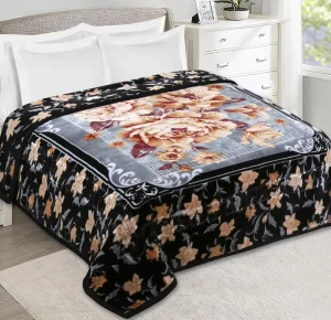 Raschel Blanket King Size200*240 6kg Heavy Korean Style Mink Blanket 2 Ply Double Bed Blanket