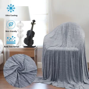 Raschel Cooling Blanket for Adults Children & Babies Flame Retardant 100% Polyester Backing Summer Use