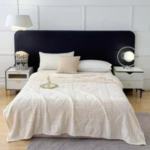 Raschel Knitted Thickened Super Soft Anti Dust Mite Blanket