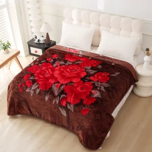 Raschel Winter Blanket Warm Luxurious Double Layer Thick Soft Bed & Sofa Throw Substantial Weight