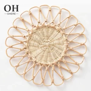 Rattan Mat with a Variety of Colors for Wedding Place Mat with Environmental protection Material