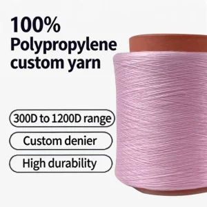 Raw Flame Retardant 100% Polypropylene FDY Yarn OE Technics 150D-1200D Denier High Tenacity Fire Resistant Clothing