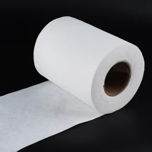 Raw Material 40Gsm Spunlace Nonwoven Fabric Rolls