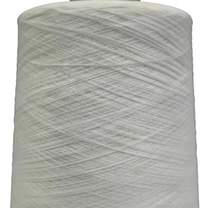 Raw White 21S All Polyester Spun Yarn in Stock for Knitting Socks