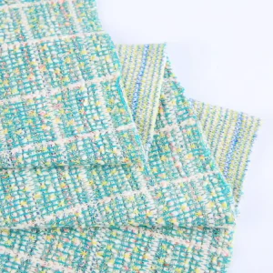 Rayon Jacquard Knitted Yarn dyed Fabric with Lurex
