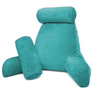 Reading Pillow With Shredded Memory Foam Bed Backrest Watching TV Pillow