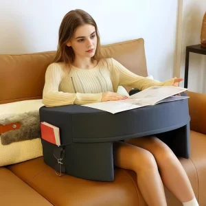 Reading Pillow for Gaming Extra Large Wide Lap Desk Pillow Adult Reading Arm Rest Memory Foam Cushion Pillow for Working Custom