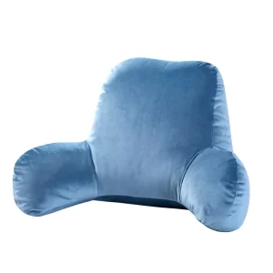 Reading Pillows for Sitting in Bed Adult Minky Bed Rest Pillow Filling PP Cotton Waist Support Reading Pillow