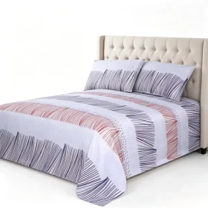 Ready Stock Stocklot Microfiber Bedding Set Floral Print Made of Surplus Mill Fabric Low MOQ for Distributors