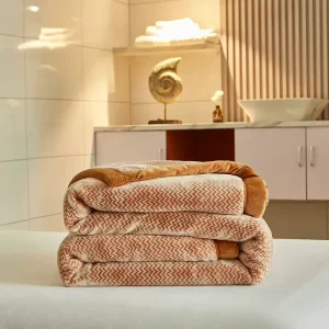 Ready to Ship 100% Polyester Super Soft Plush Mink Raschel Blanket