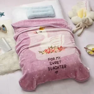 Ready to Ship 110*140cm Super Soft Thick Warp Minky Cloudy Raschel Baby Blankets Flannel Fleece Throw Blanket for Bed Sleeping