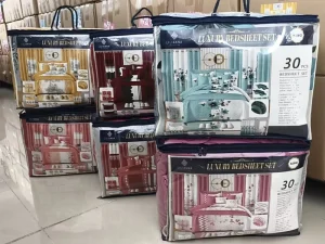 Ready to Ship 30 Piece King Size Beauty Sleep Bedding Set with Curtains and Bathroom Accessories