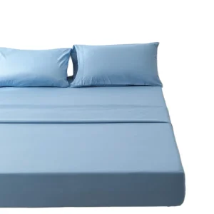 Ready to Ship Cotton Fitted Sheet Solid Colors Modern Woven Bedding