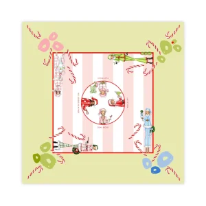 Ready to Ship Custom Christmas American Mahjong Mat Odorless Non Slip Noise Reducing Wear Resistant for Home Entertainment