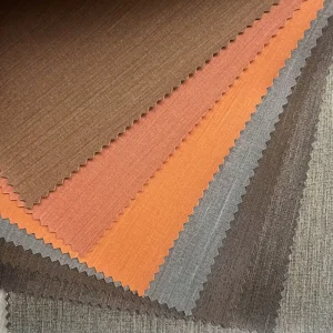 Real Leather Look 100% Polyester Woven Fabric for Bags Abrasion Resistant Stain Resistant Customizable Supplier