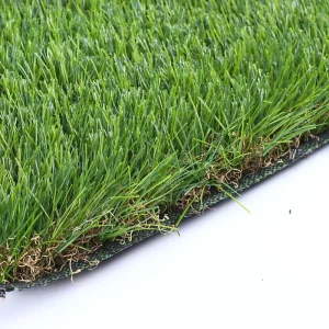 Realistic Artificial Grass Carpet Waterproof Easy Installation 20-40mm Pile Height for Villa Courtyard Decoration