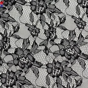 Realistic Flower Pattern 100% Polyester Eco Friendly Wedding Dress Thin Gauze Lace Fabric Bottom Mesh Full Dull Lace
