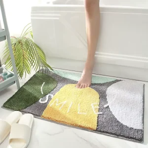 Rectangle Hot Selling Rugs and Mats Jacquard Tufting Non Slip Bath Mats