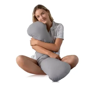 Rectangle Soft Throw Pillow Cushion Handmade Knitted Plush Weighted Pillow 100% Silk Filling 4-4.5kg for Calming Sleep