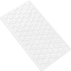 Rectangular Bathtub Shower Mat Non-Slip Suction Cups 100% Rubber Textured Bath Safety Soft Touch BPA/PVC Free Pet Dog Use