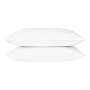 Rectangular Down Filled Household Bed Pillow White Bedroom Headboard Pillow Pure Cotton Pillow
