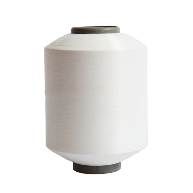 Recycled 75d 36f 800tpm Twist Yarn Dope Dyed Dty Fdy Yarns NoTorque Twited Weft Warp 100% Polyester Yarns for Woven Label