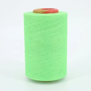 Recycled Blended Cotton Yarn 65 35 Green Carded Ne0.5s Ne30s Eco Friendly Open End 30 Colors Knitting & Weaving Product
