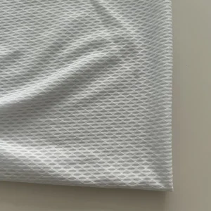 Recycled Breathable Double Faced Jacquard Sport Antimicrobial Mesh Plain Polyester Spandex Sportswear Accessories