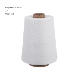 Recycled CVC8020 21S OE Cotton Yarn for Weaving and Knitting