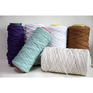 Recycled Cotton Blended Yarn OE Technics Eco-Friendly Recyclable Knitting with Dyed Colors and Rich Styles 3-20S