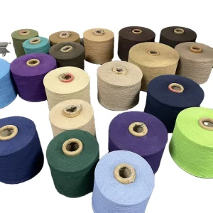 Recycled Cotton Blended Yarn for Blanket Knitting Weaving Anti Static Melange Yarn OE Technics Wenzhou Factory